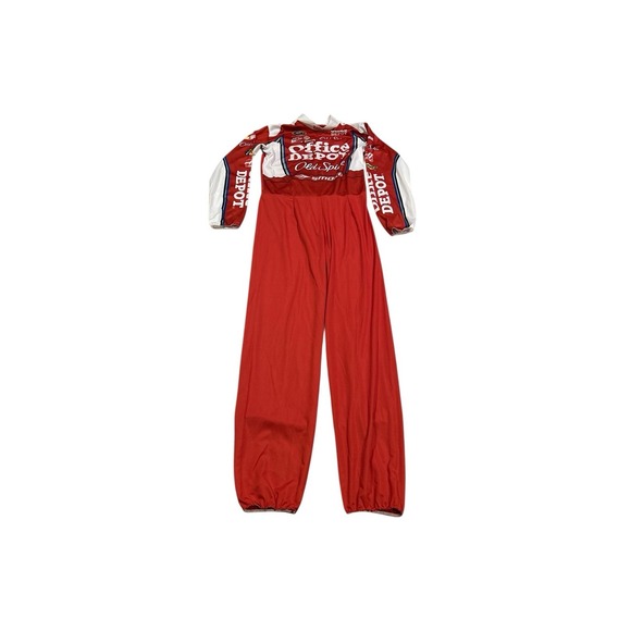 Office Depot NASCAR Driver Costume Halloween Talladega Night  Suit Cosplay XL - Picture 1 of 6